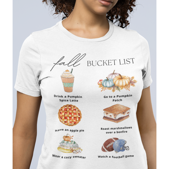 Fall Bucket List Tee